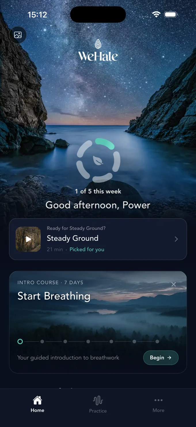 WeHale home, your daily practice